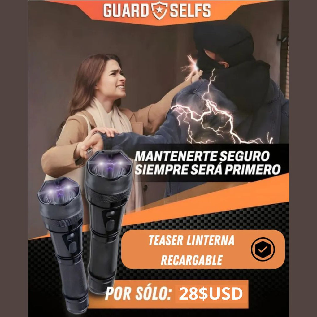 TASER - LINTERNA RECARGABLE 3 EN 1