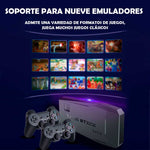 CONSOLA RETRO (+10.000 JUEGOS DE 9 CONSOLAS) + 2 MANDOS 🎮🕹️