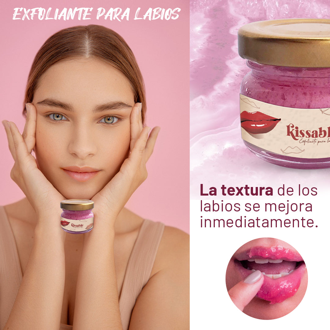 KISSABLE EXFOLIANTE PARA LABIOS 👄✨