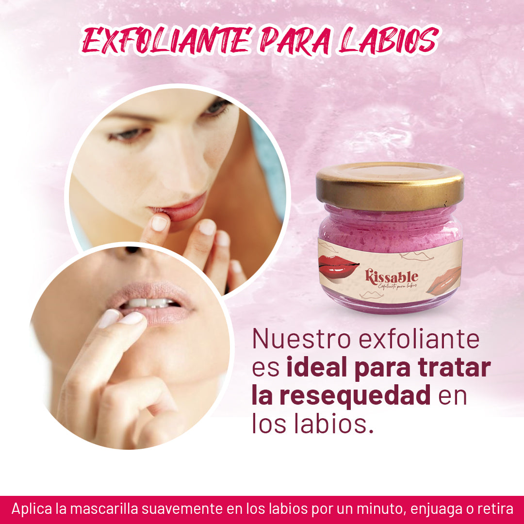 KISSABLE EXFOLIANTE PARA LABIOS 👄✨